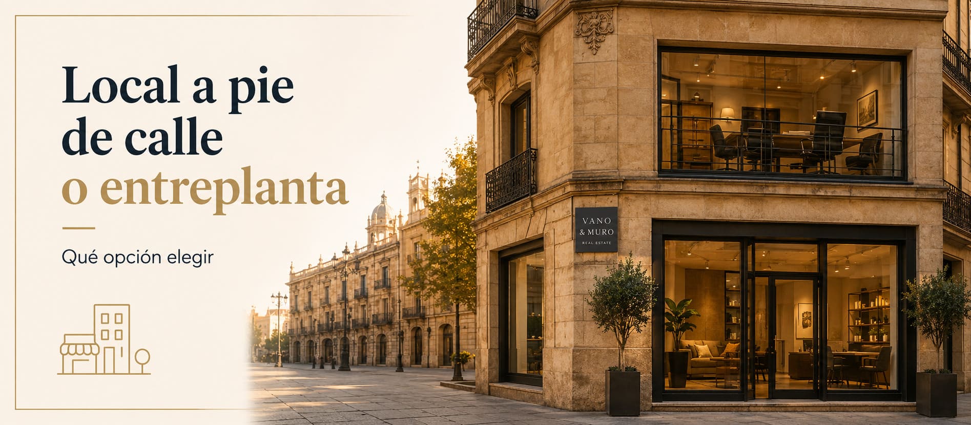 Local a pie de calle o entreplanta: qué opción elegir