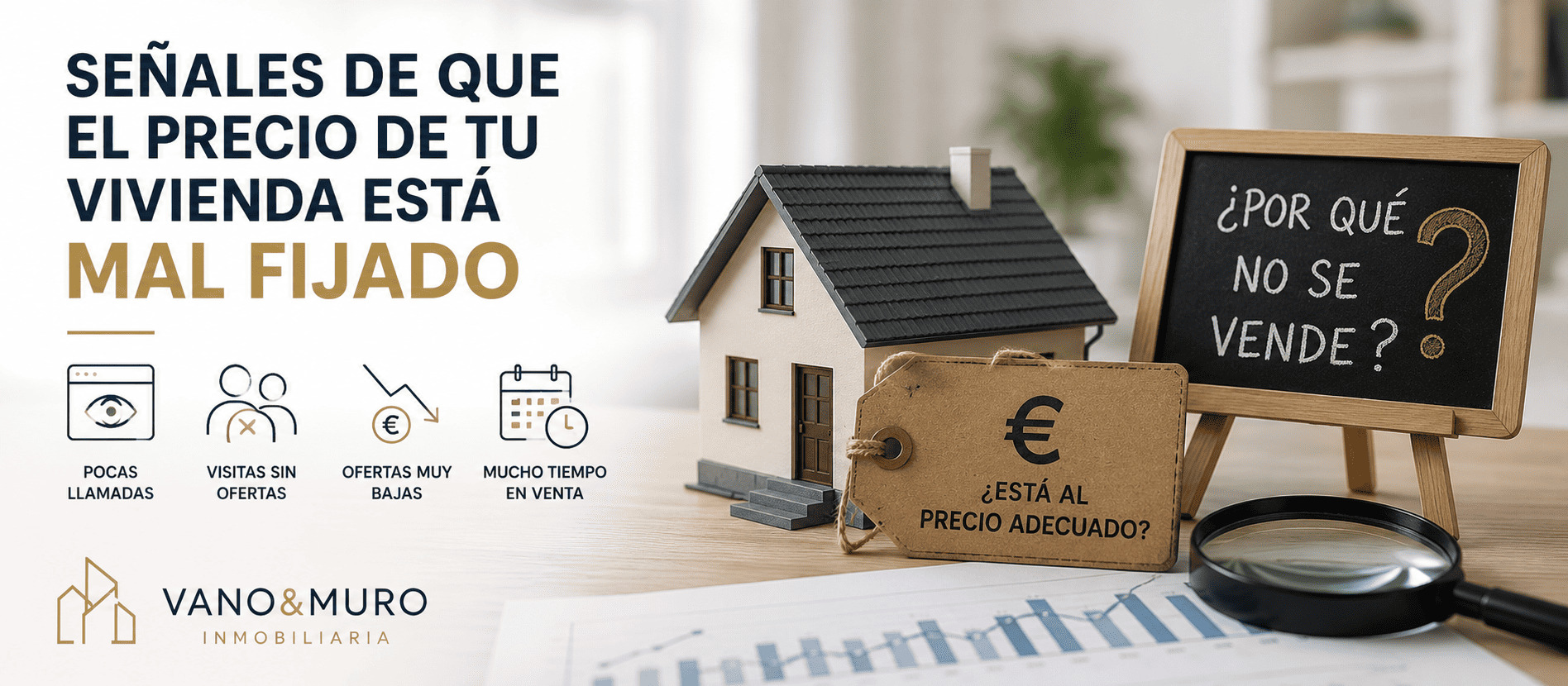 señales de que el precio de tu casa está mal fijado